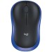 Logitech Miš bežični, 2.4 GHz, 1000 dpi, USB nano, Blue - M185