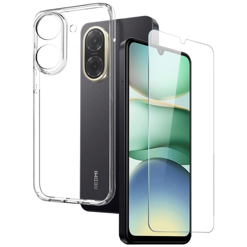 NN-Su Maska za Redmi A5 4G sa sa zaštitom ekrana - Redmi A5 Phone Case;Tempered Glass