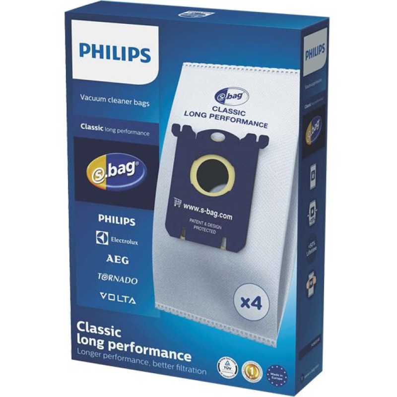 Philips Vrećica za usisavač, S-bag, univerzalna, pak. 4 komada - FC8021/03