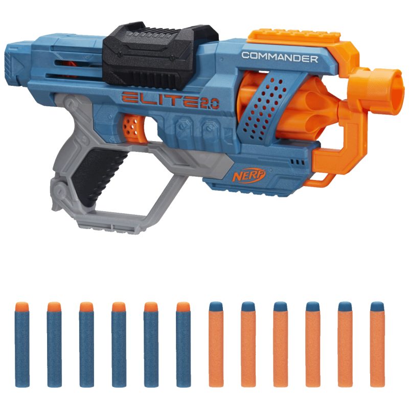 Nerf Dječija igračka, puška - blaster, sa 12 projektila - Elite 2.0 Commander RD-6