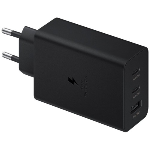 Samsung Adapter za punjenje Trio, USB-C, USB-A, 65W - EP-T6530NBEGEU