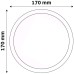 Avide Plafonjera LED, ugradna, 12W, 950 lm, 4000K, IP20 - ACRPNW-R-12W-ALU