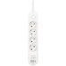 home Produžni kabl, 4 utičnice, 1.5mm², USB, 1.5 met. - NV4KUSBC