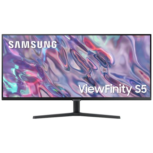 Samsung Monitor 34", UWQHD, Viewinfinity S5, HDMI, DisplayPort - LS34C500GAUXEN