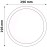 Avide Plafonjera LED, ugradna, 24W, 2000 lm, 4000K, IP20 - ACRPNW-R-24W-ALU