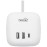 home Produžni kabl, 3 utičnice, 2 x USB A, 1 x USB C, 1.5 met. - CUBE2