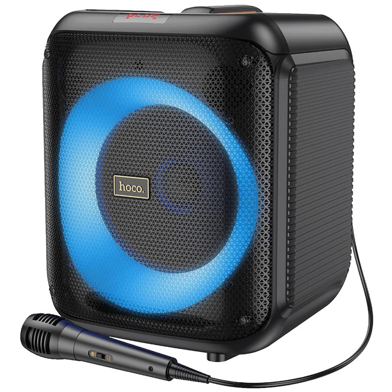 hoco. Zvučnik bežični sa mikrofonom, Bluetooth, RGB LED, 45W - HA1 Graceful