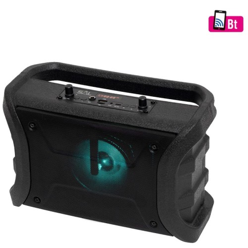 SAL Zvučnik bežični, Bluetooth, MP3, FM, KARAOKE, RGB, 8W - BTWORKY