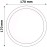 Avide Plafonjera LED, 12W, 950 lm, 4000K, IP20 - ACSMNW-R-12W-ALU