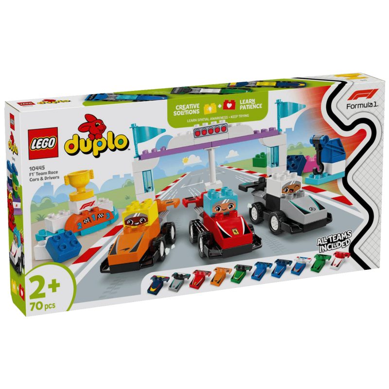 Lego Trkaći automobili i vozači timova za F1, LEGO Duplo - F1 automobili i vozači