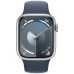 Apple Pametni sat, 1.69" LTPO OLED zaslon, vodootporan BT, WiFi - Watch Series 9 GPS 41mm Silver