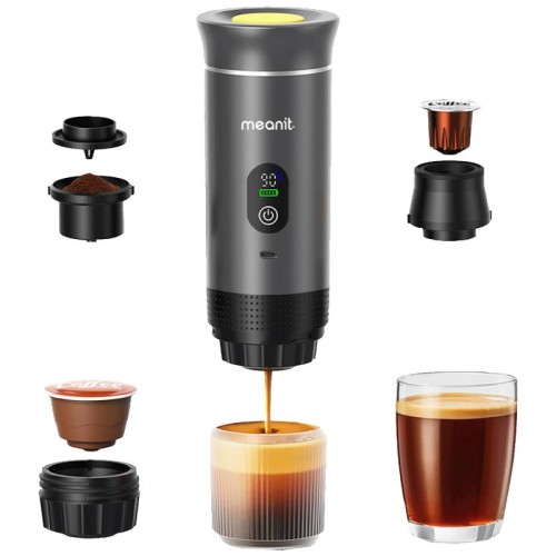 MeanIT Prijenosni aparat za espresso kafu, univerzalni 3-u-1 - Z01 Pro