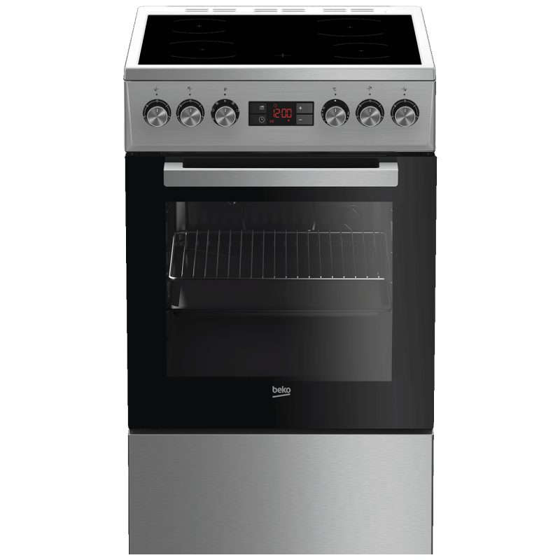 Beko Štednjak 4 staklokeramičke ringle, 50 cm, pećnica 55 lit., A - FSM 57300 GX