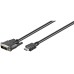 ZED electronic HDMI na DVI kabl, 2.0 met, ver. 1.4 - HDMI-DV/2.0