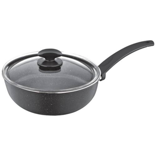 Zilan Tava sa staklenim poklopcem, granit, 24 cm - ZLN2065