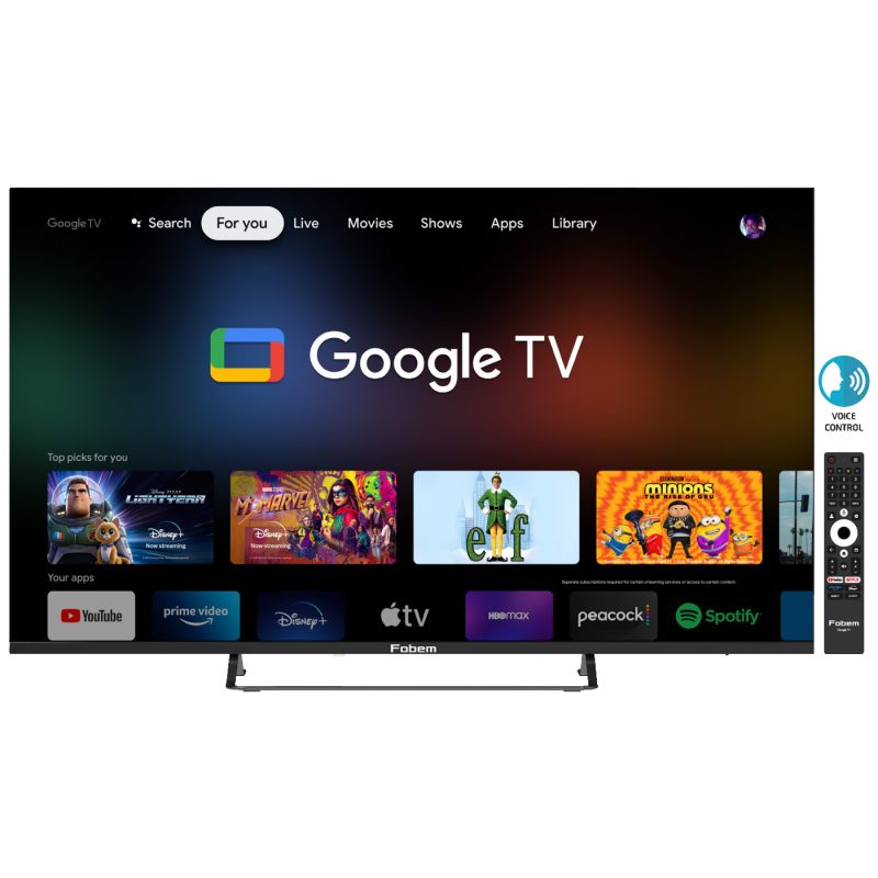 Fobem Televizor Smart LED 4K UltraHD 50", Google TV - MT50EG8000F