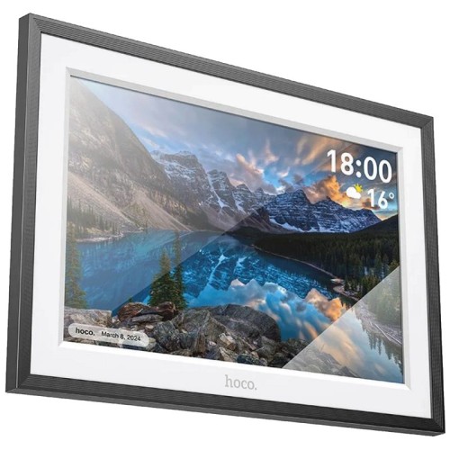 hoco. Digitalni foto okvir 10", LCD touch panelWiFi, microUSB - HI13
