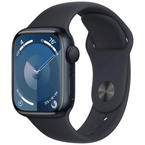 Apple SAT pametni, 1.9" LTPO OLED zaslon, vodootporan BT, WiFi - Watch Series 9 GPS 45mm Midnight