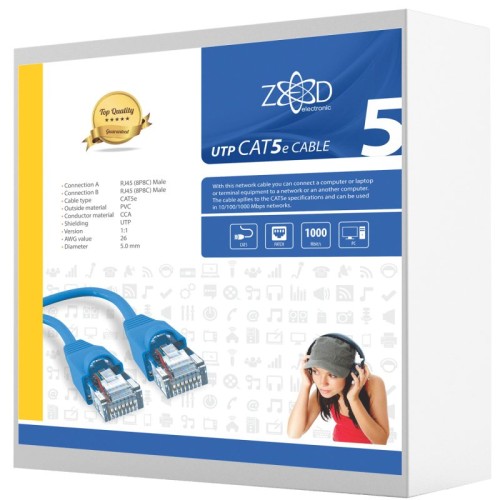 ZED electronic Mrežni FTP kabl, CAT5E, 30 met - FTPC/30