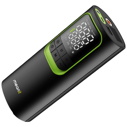 MeanIT Pumpa za gume, do 10 bar., PowerBank, LED lampa, 8000mAh - AP1