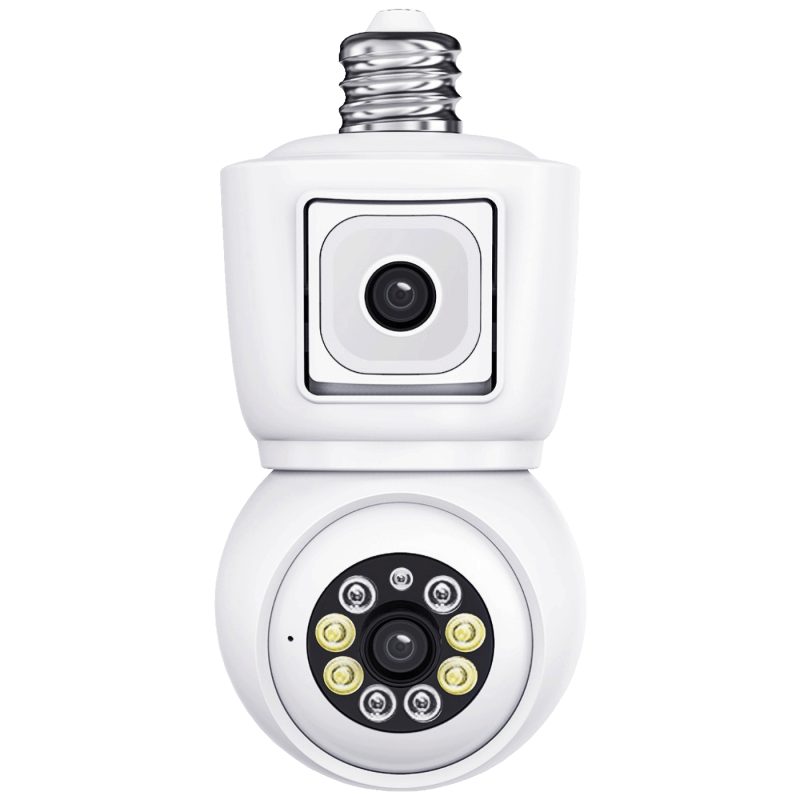 Escam Kamera za video nadzor,dual lens,2x2Mpixel,PTZ,E27,WiFi - QF202