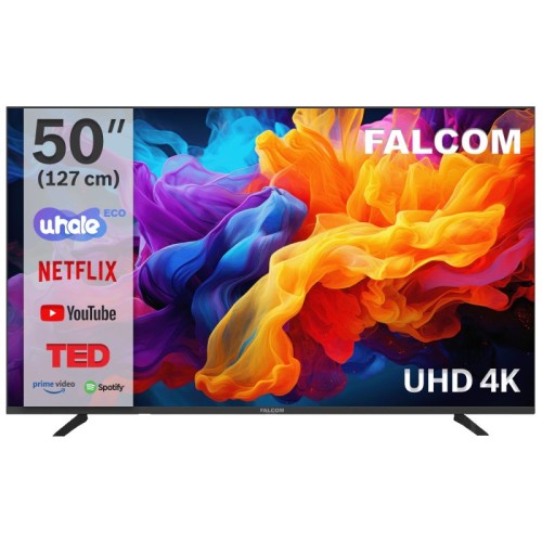 Falcom Televizor Smart LED TV 4K UltraHD 50", Bluetooth ,WiFi - TV-50LTF024SM WOS
