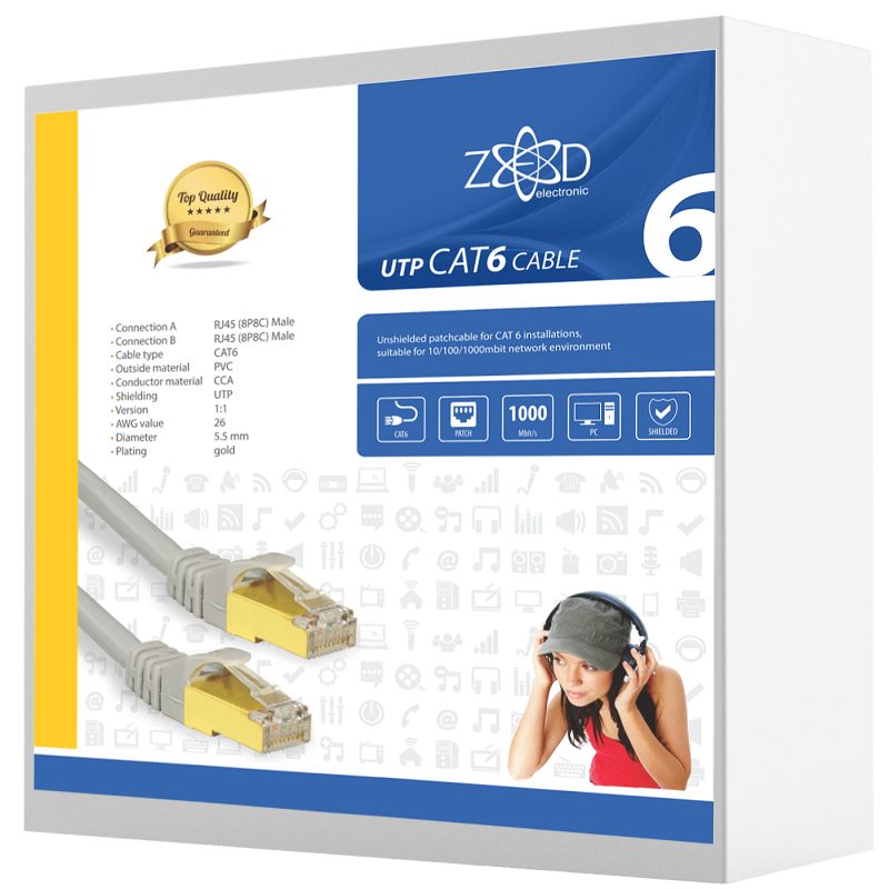 ZED electronic Mrežni FTP kabl, CAT6, 15 met - FTP6/15