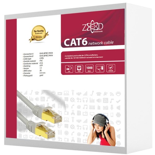 ZED electronic Mrežni FTP kabl, CAT6, 20 met - FTP6/20