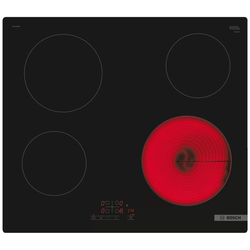 Bosch Ugradbena staklokeramička ploča za kuhanje, 60 cm, Serie 4 - PKE611BB2E
