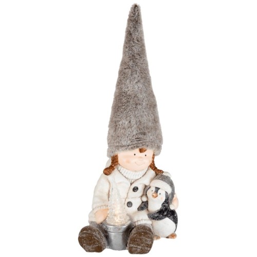 home Dekorativna rasveta, keramička figura, djevojčica - KDC 25