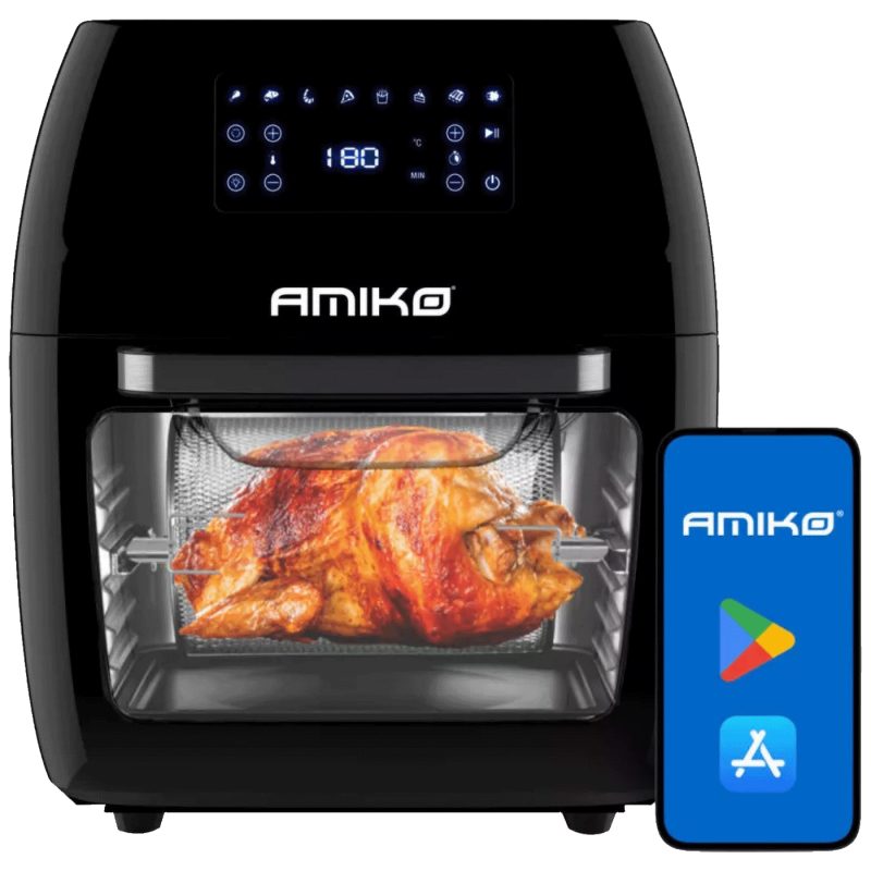 Amiko Friteza na vrući zrak sa grilom, 1700W, 12 lit., WiFi - A80 WiFi