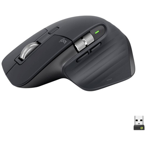 Logitech Miš bežični, Bluetooth, 7 tipki, 1000 dpi - MX Master 3s Graphite