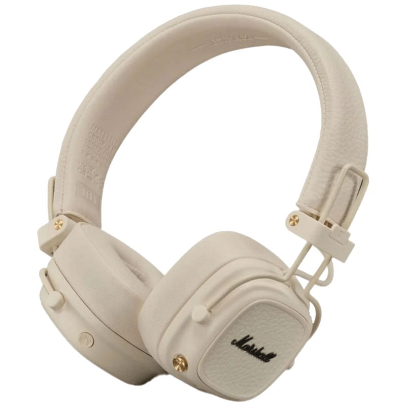 Marshall Slušalice bežične / žične, sa mikrofonom, Bluetooth - Major V - Cream