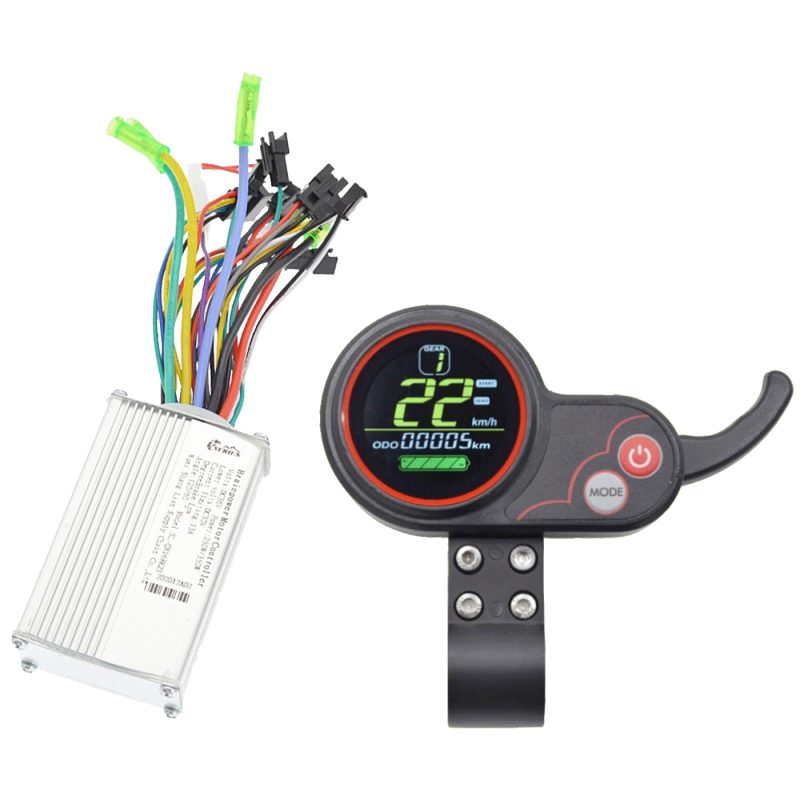 NN-Su LCD brzinomjer, set, za električni romobil - LCD Speedmeter, Set, SL-100, 48V