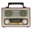 SAL Retro radio + BT bežični zvučnik, 4in1, FM, MP3, AUX - RRT 3B