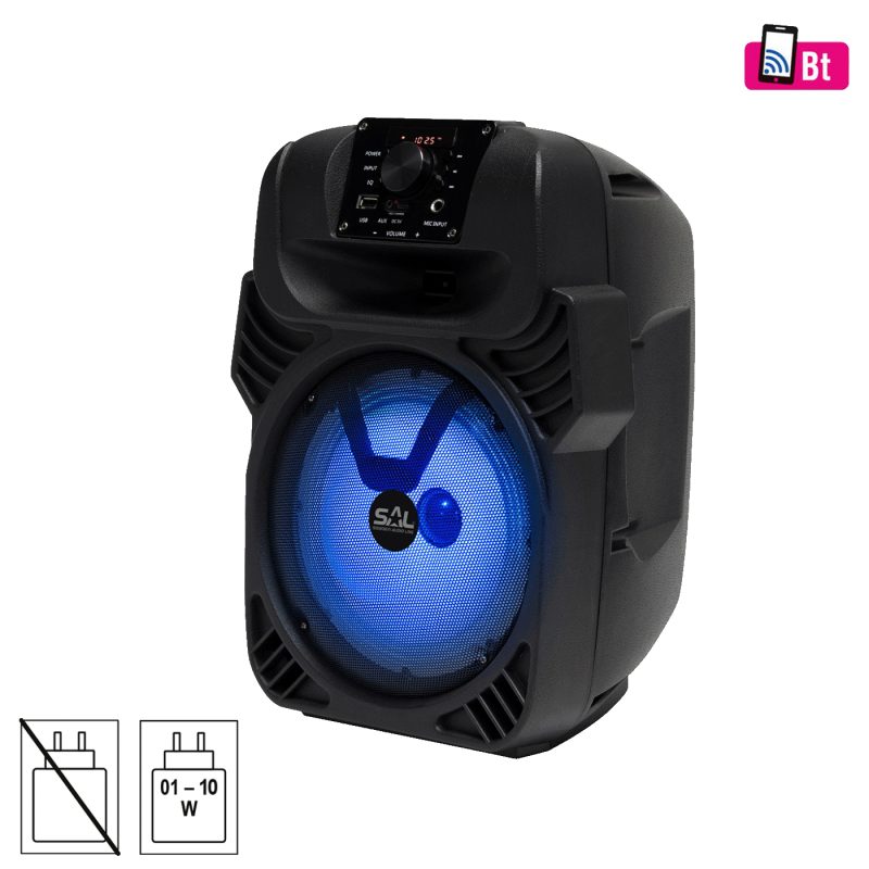 SAL Zvučnik bežični, Bluetooth, FM radio, KARAOKE, 40 / 25W - PAR20BTC