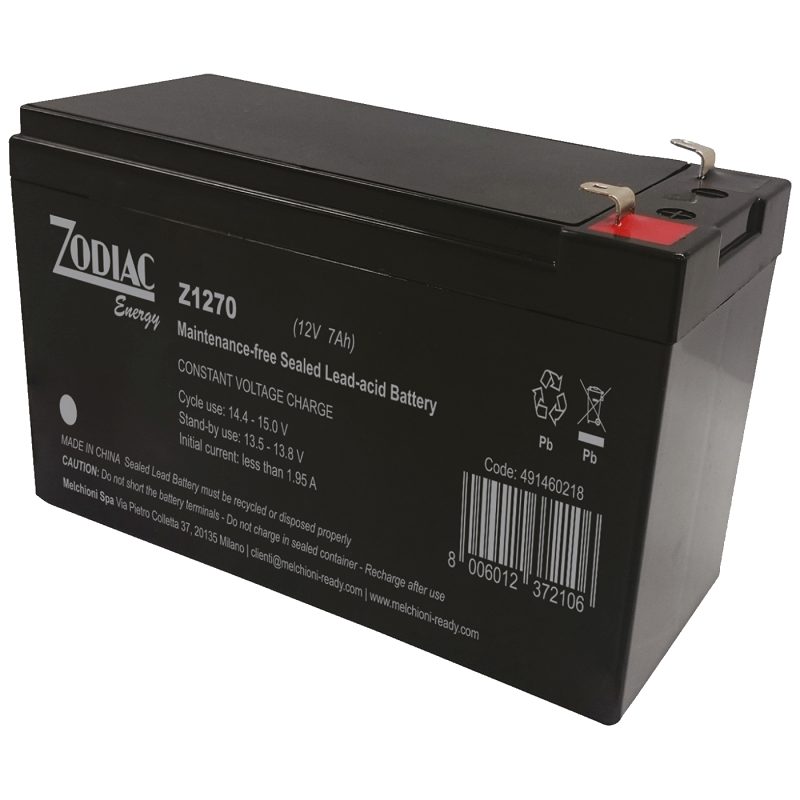 ZODIAC Baterija akumulatorska, 12V / 7Ah - Z1270 12V 7Ah