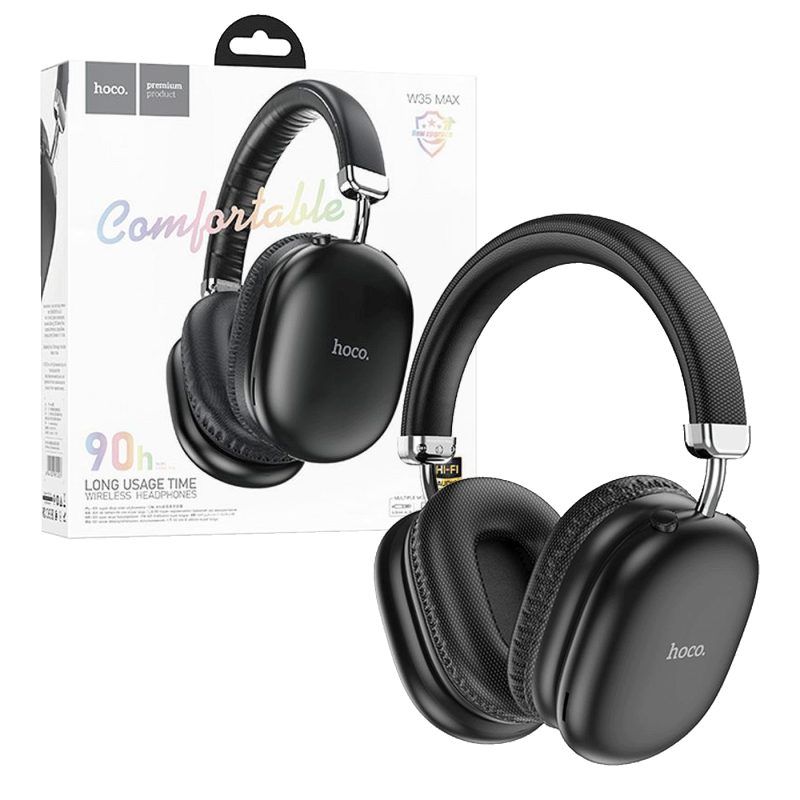hoco. Slušalice bežične, Bluetooth - W35 Max Joy Black