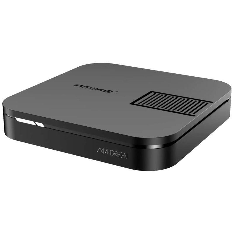 Amiko Prijemnik IPTV, Android OS, 2/16GB, 4K, WiFi Dual Band, BT - A14 GREEN