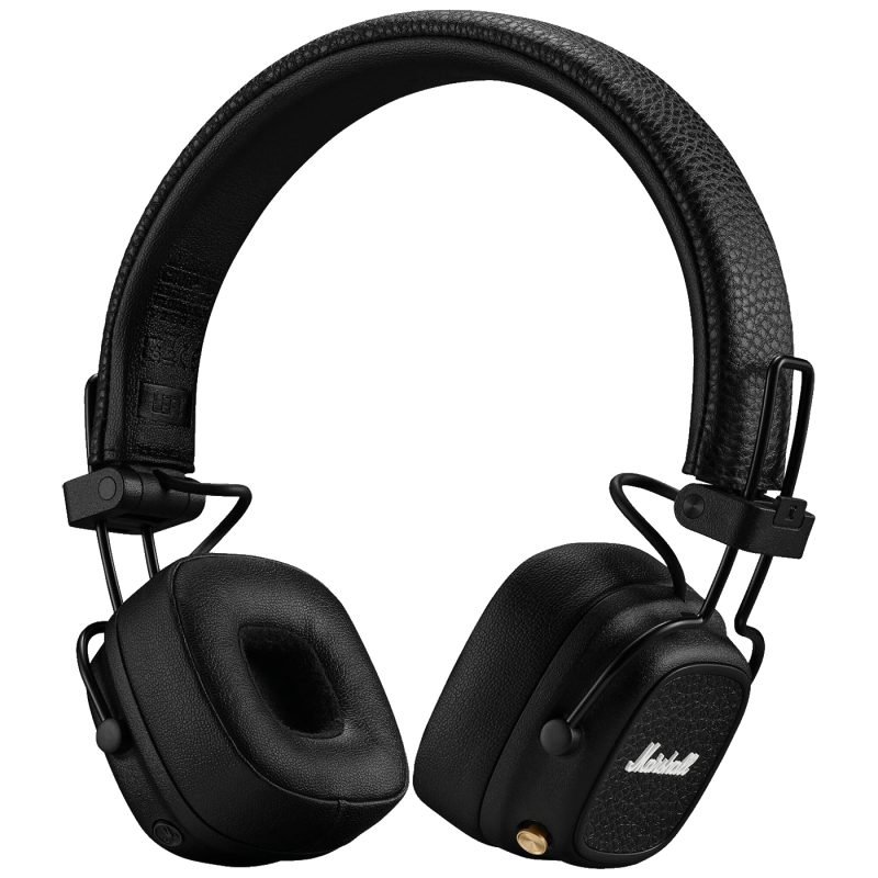 Marshall Slušalice bežične / žične, sa mikrofonom, Bluetooth - Major V - Black
