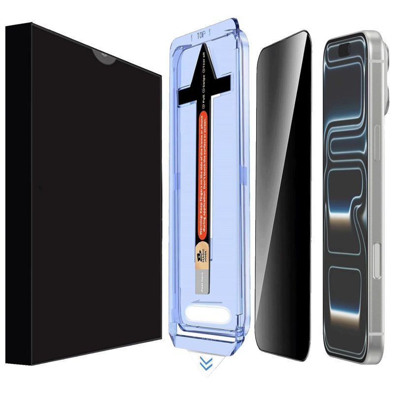 NN-Su Zaštitno staklo za iPhone 17 Pro Max, Black - iPhone 17 Pro Max Privacy T. Glass