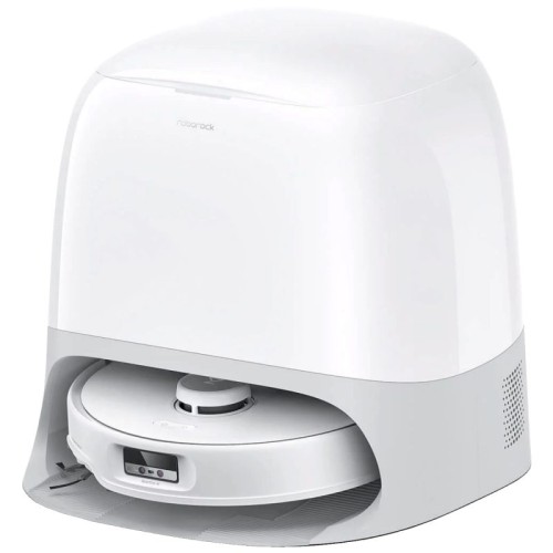 Roborock Robot usisavač sa stanicom za pražnjenje, 6400 mAh, WiFi - Qrevo Curv White