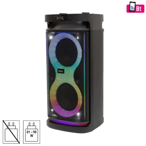 SAL Zvučnik bežični, Bluetooth, LED efekti, KARAOKE, 80W - PAR2100BT