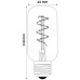 Avide Sijalica, LED 4W, E27, 2700K, 360°, 230V AC, toplo bijela - T45 4W E27