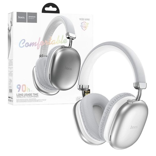 hoco. Slušalice bežične, Bluetooth - W35 Max Joy Silver