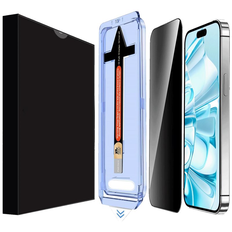 NN-Su Zaštitno staklo za zaštitu privatnosti za iPhone 16 - iPhone 16 Privacy Tempered Glass