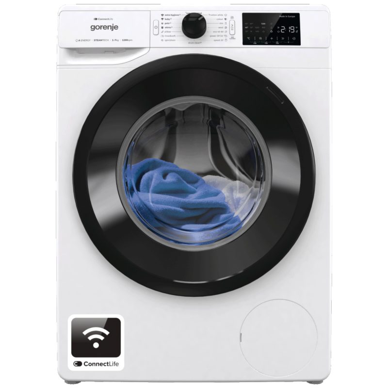 Gorenje Mašina za pranje veša 7 kg, 1200 obrtaja, WiFi, A - WPNEI72SA1SWIFI