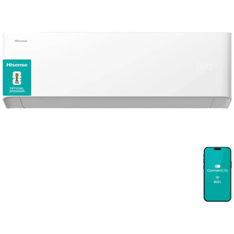 Hisense Klima uređaj, 12000Btu, grijanje -22°, WiFi, A+++/A++ - Hi-Nano 12K-HB35XU0AG-AS, UNI HB