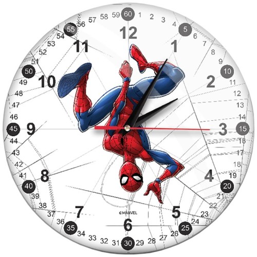 Marvel Zidni sat, Marvel Spider Man - Wall Clock GlossySpider Man 003