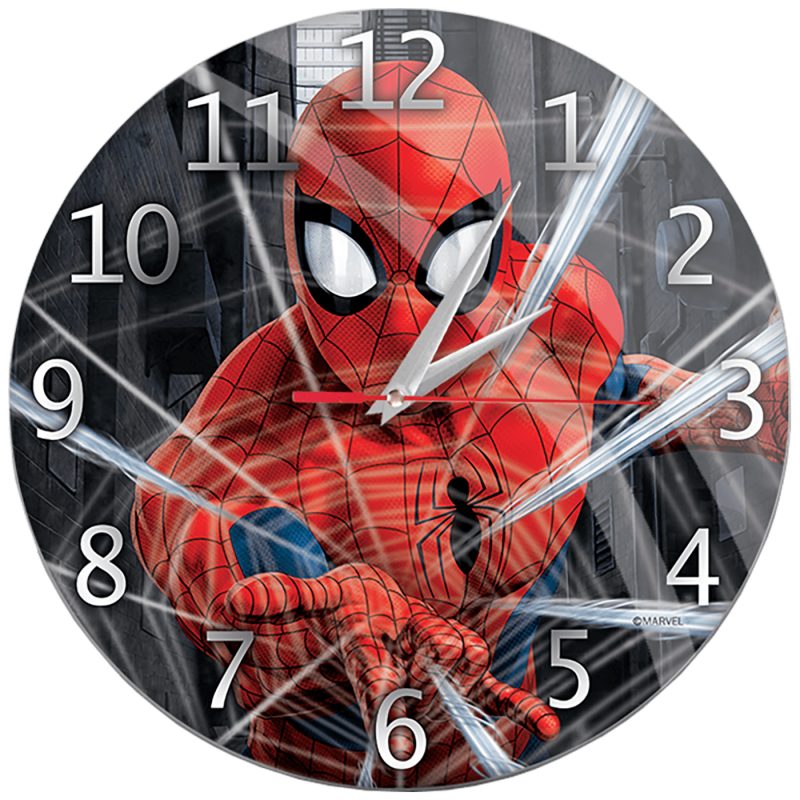 Marvel Zidni sat, Marvel Spider Man - Gloss wall clock Spider Man 001
